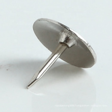 Superior grip silver metal flat head 10mm drawing pins